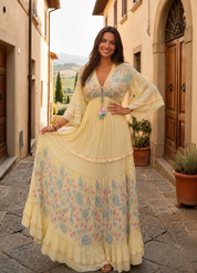 Mery Yellow Maxi Dress