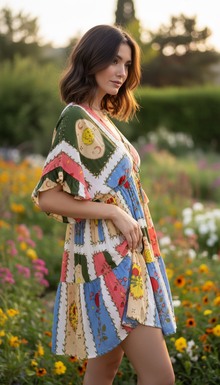 Rainbow Soul Mini Dress