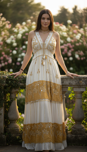 Amber Bloom Ritualkleid