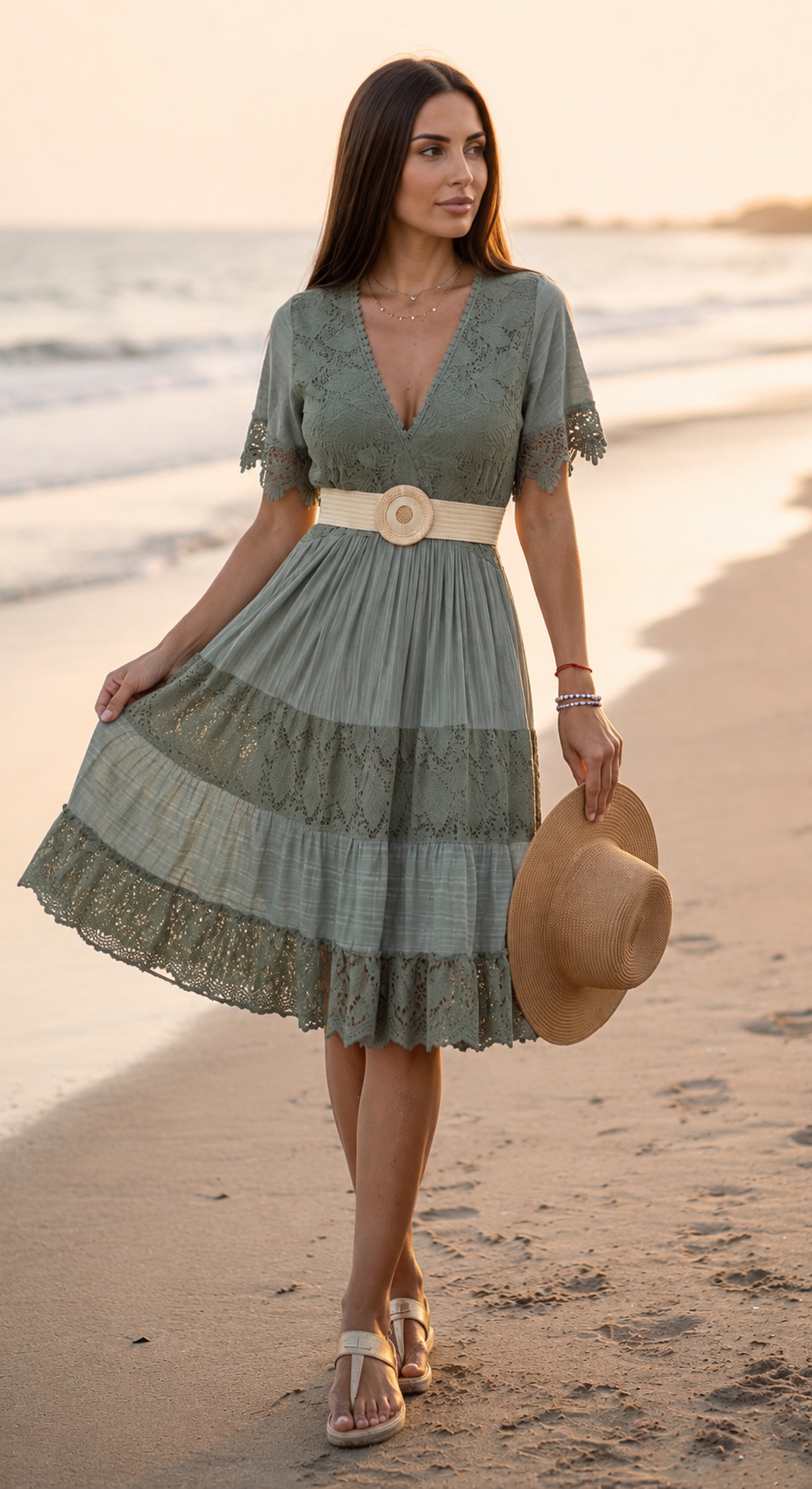 Evra Green Mini Dress