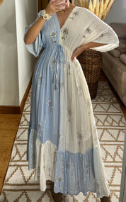 Palm Boho Maxi Dress