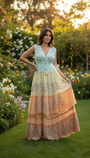 Sunset Boho Maxi Dress