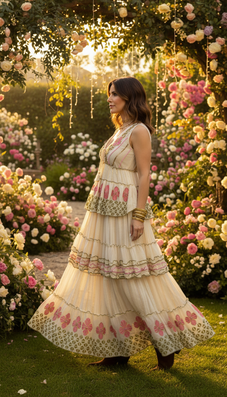 Robe longue Garden Whispers