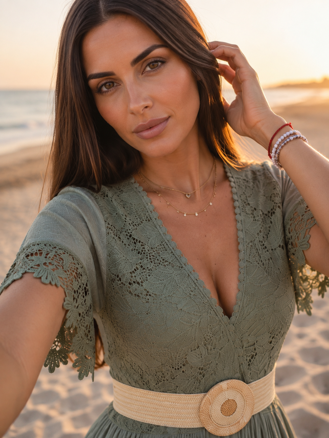 Evra Green Mini Dress