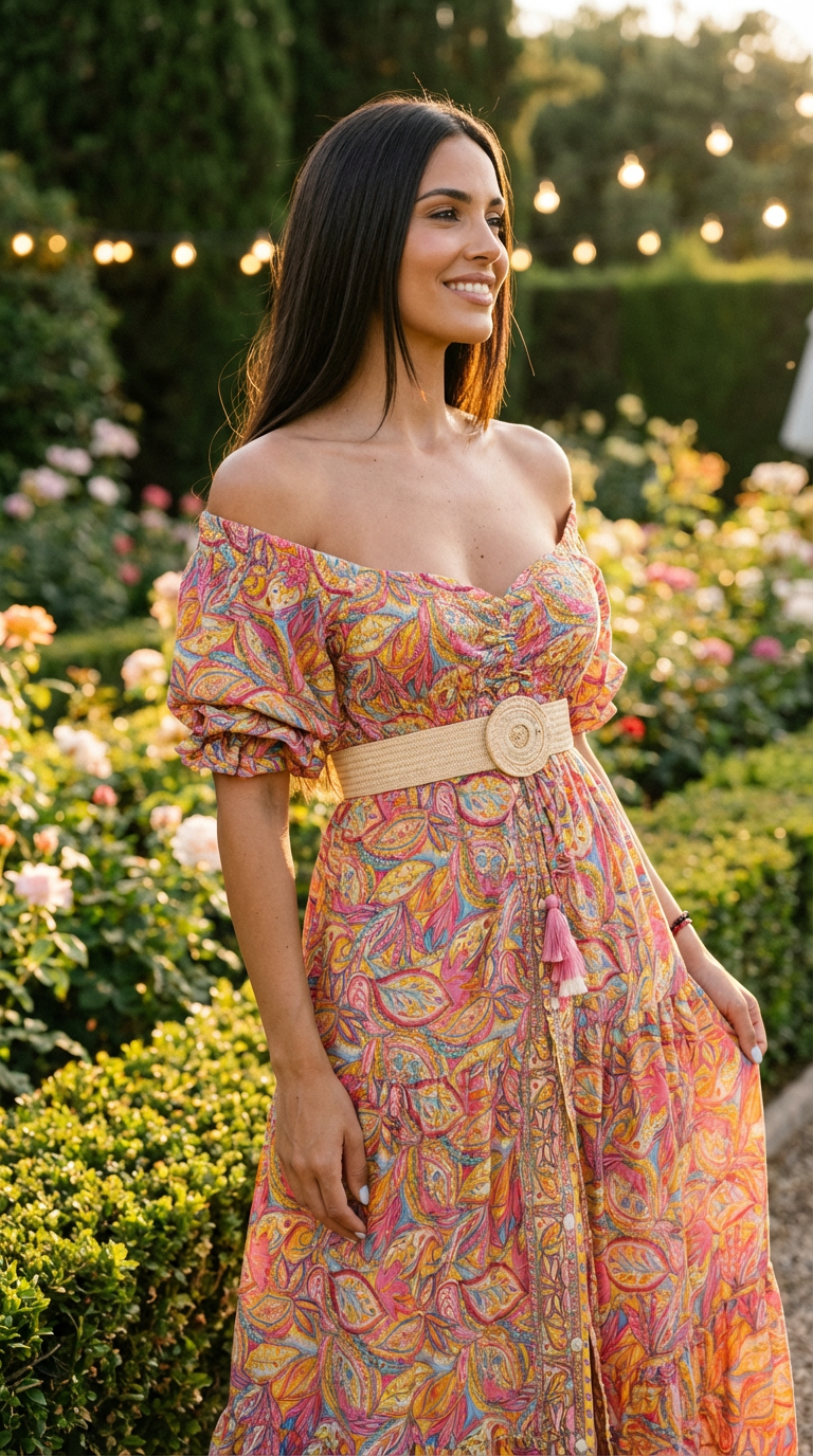 The Smocked Blue Silk Dress