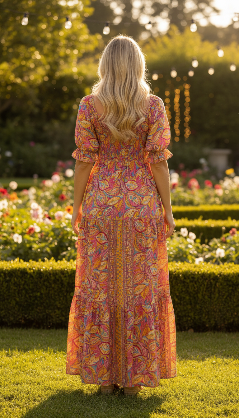 The Smocked Silk Dress