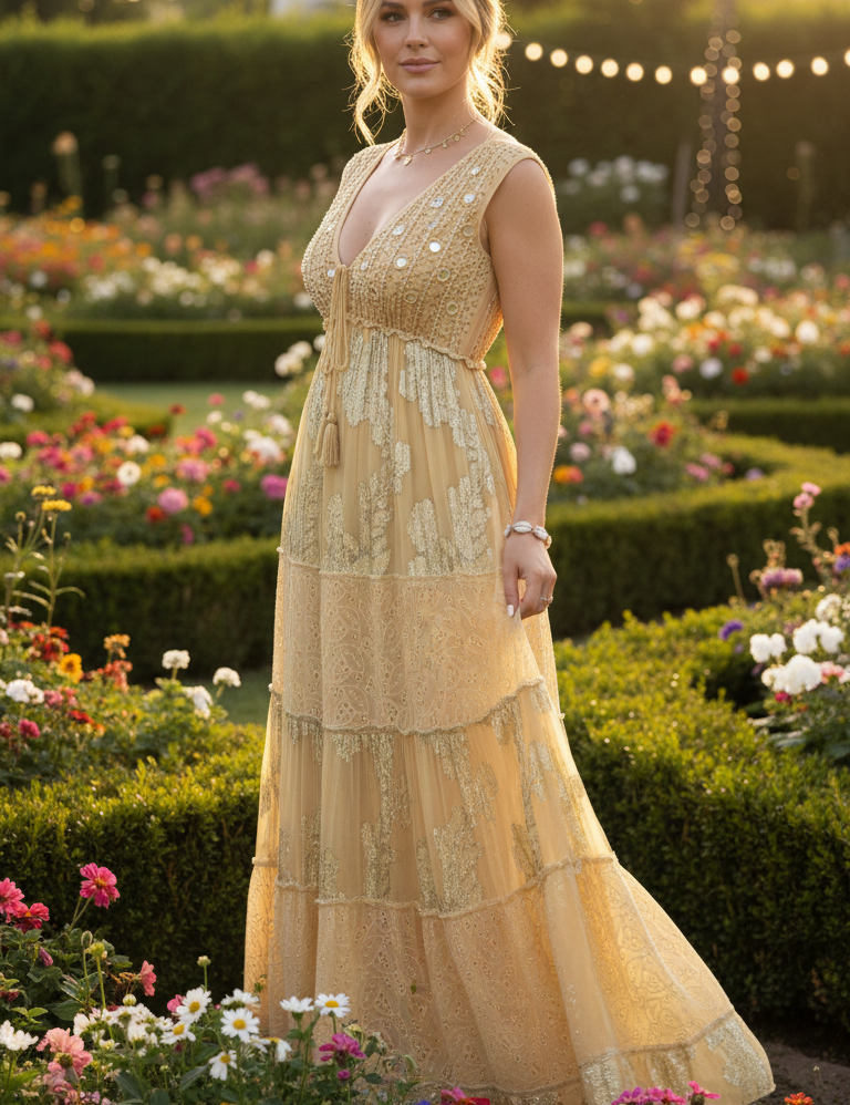 Marine Boho Dress