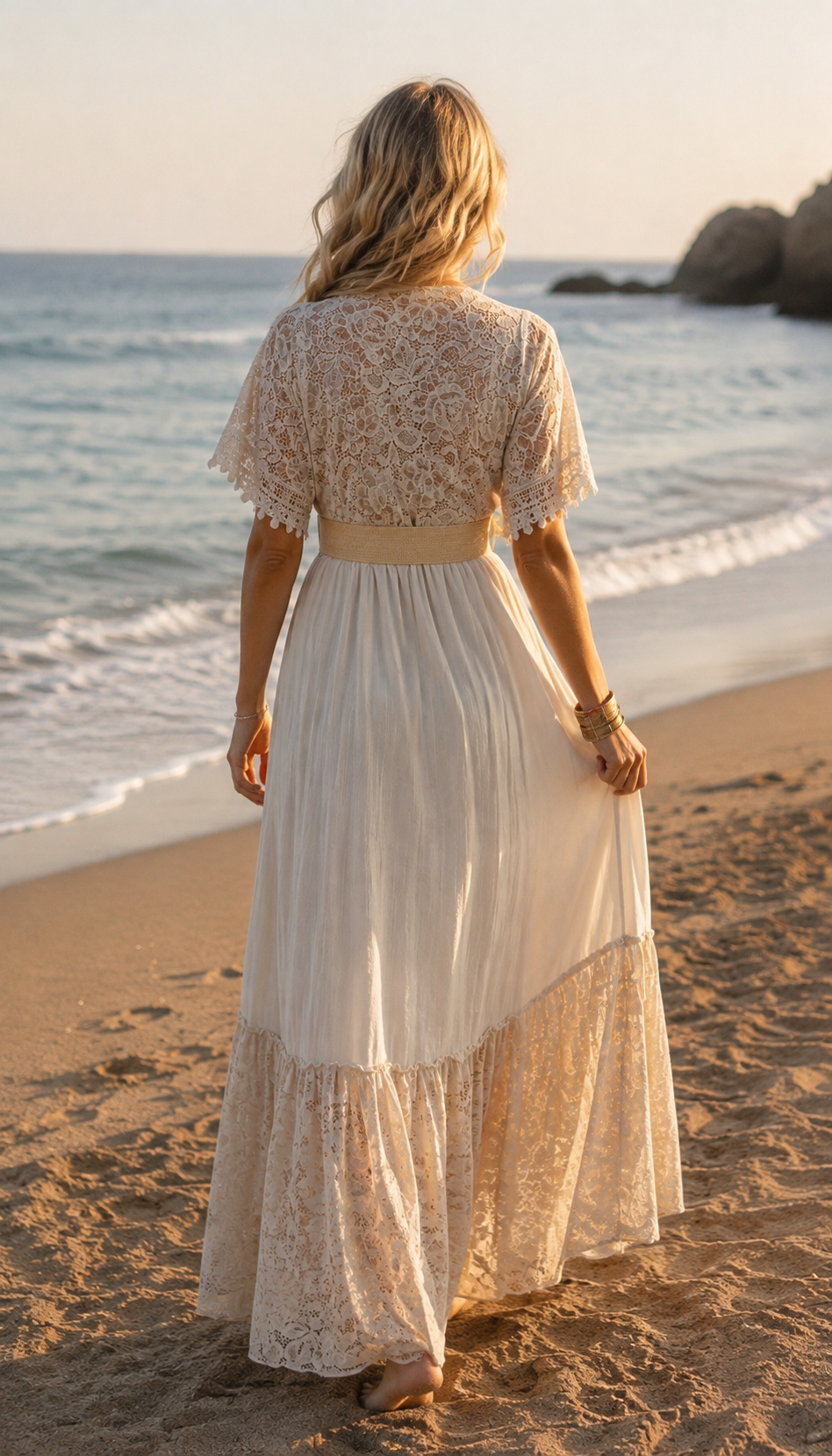Lace Meadow Maxi Dress