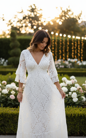 Ethereal Lace Gown