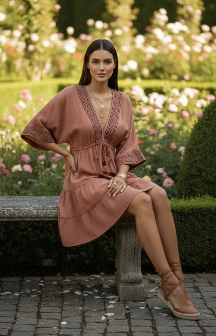 Blush Garden Mini Dress