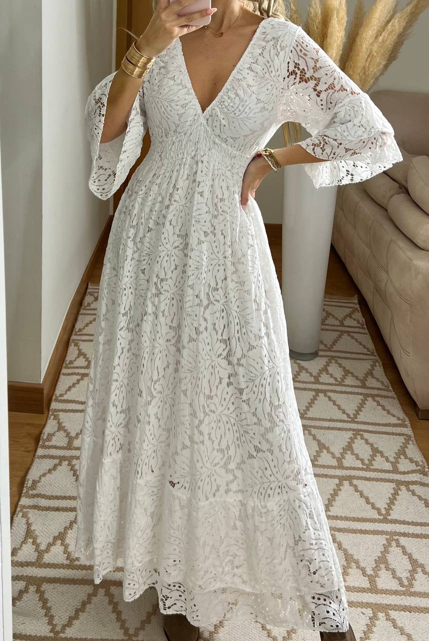 Ethereal Lace Gown