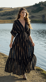 Midnight Muse Boho Dress