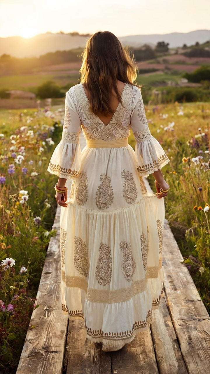 Boho Bloom Maxi Dress