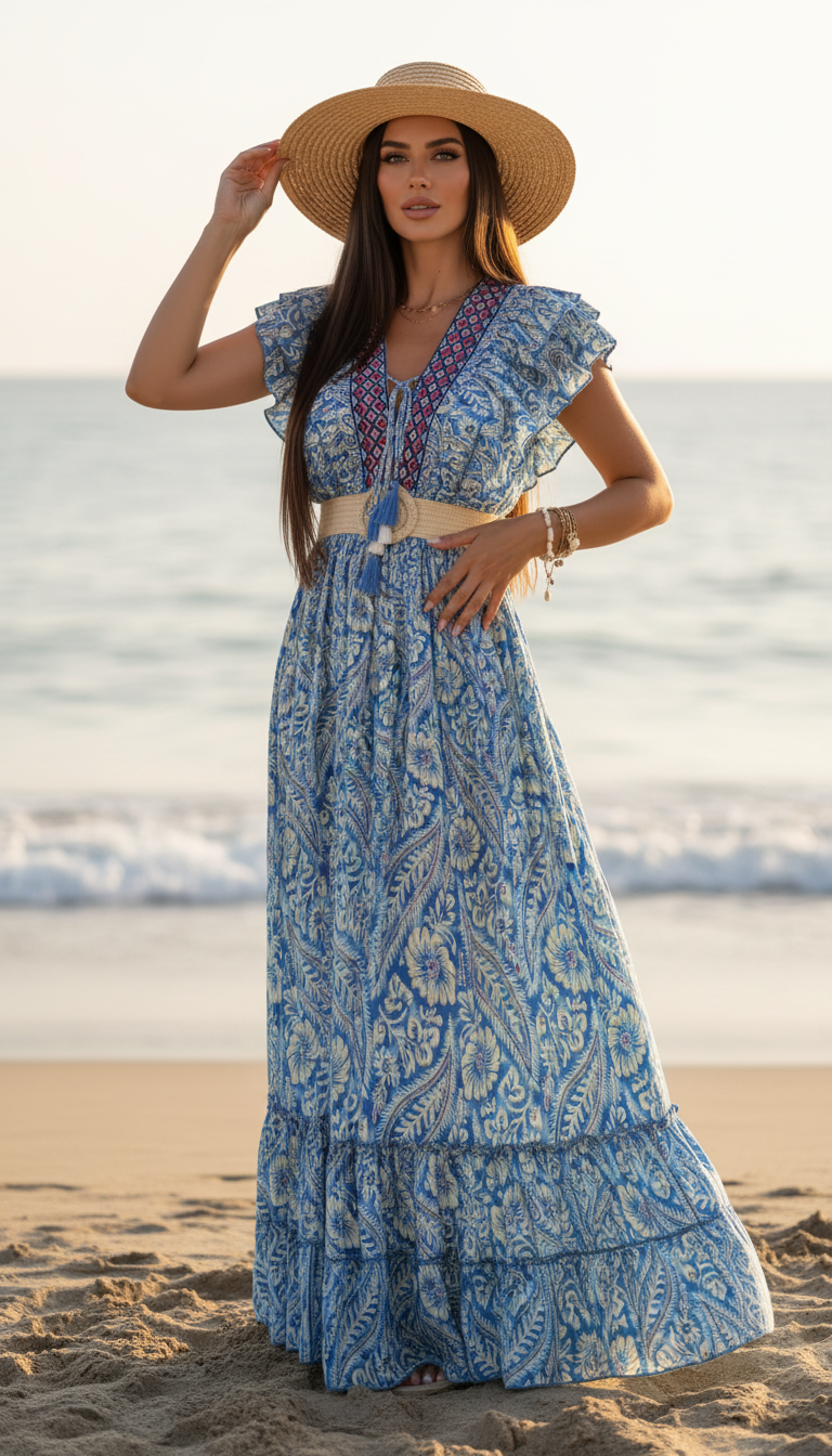 Robe en soie Aurora
