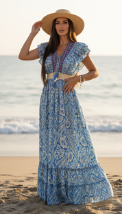 Robe en soie Aurora