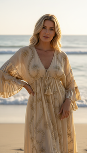 Golden Solana Maxi Dress