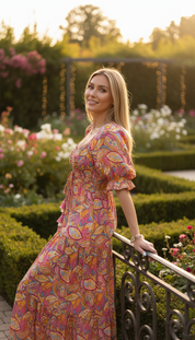 The Smocked Silk Dress