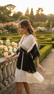 Robe courte Chantilly Whisper