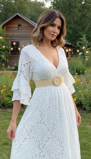 Ethereal Lace Gown
