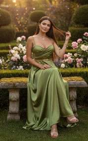 Satin Elegance Party Dress