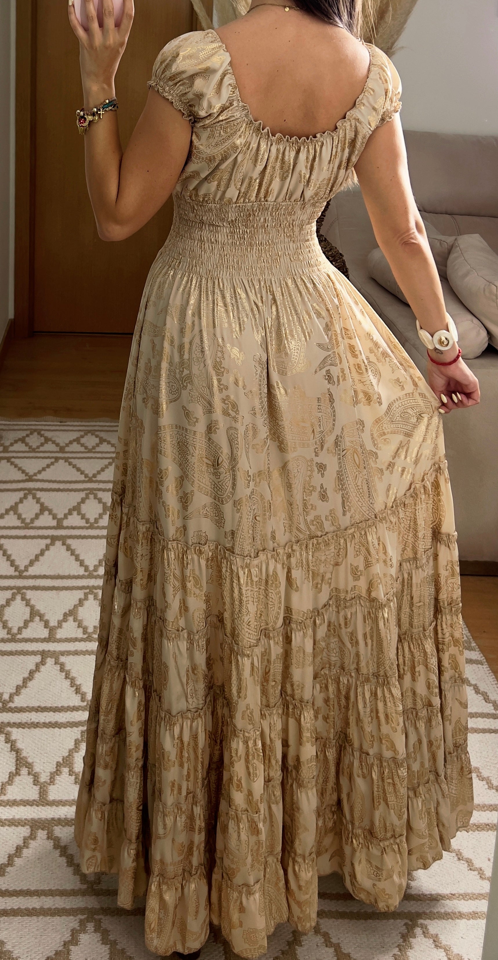 Serene Silk Maxi Dress