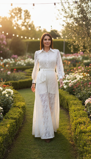 Zweiteiliges Set aus Bio-Spitze