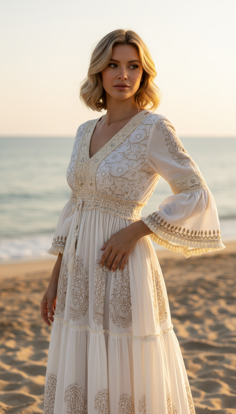 Boho Bloom Maxi Dress