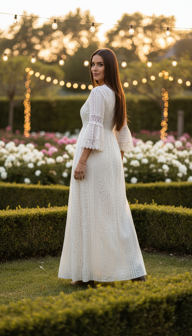 Sage Lace Dress