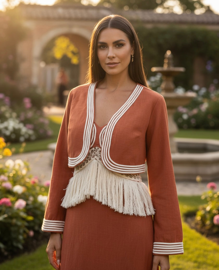 Robe en terre cuite biologique