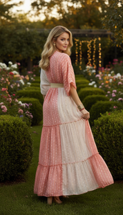 Blush Meadow Maxi Dress