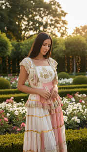 Lunaria Pink Asymmetrical Set