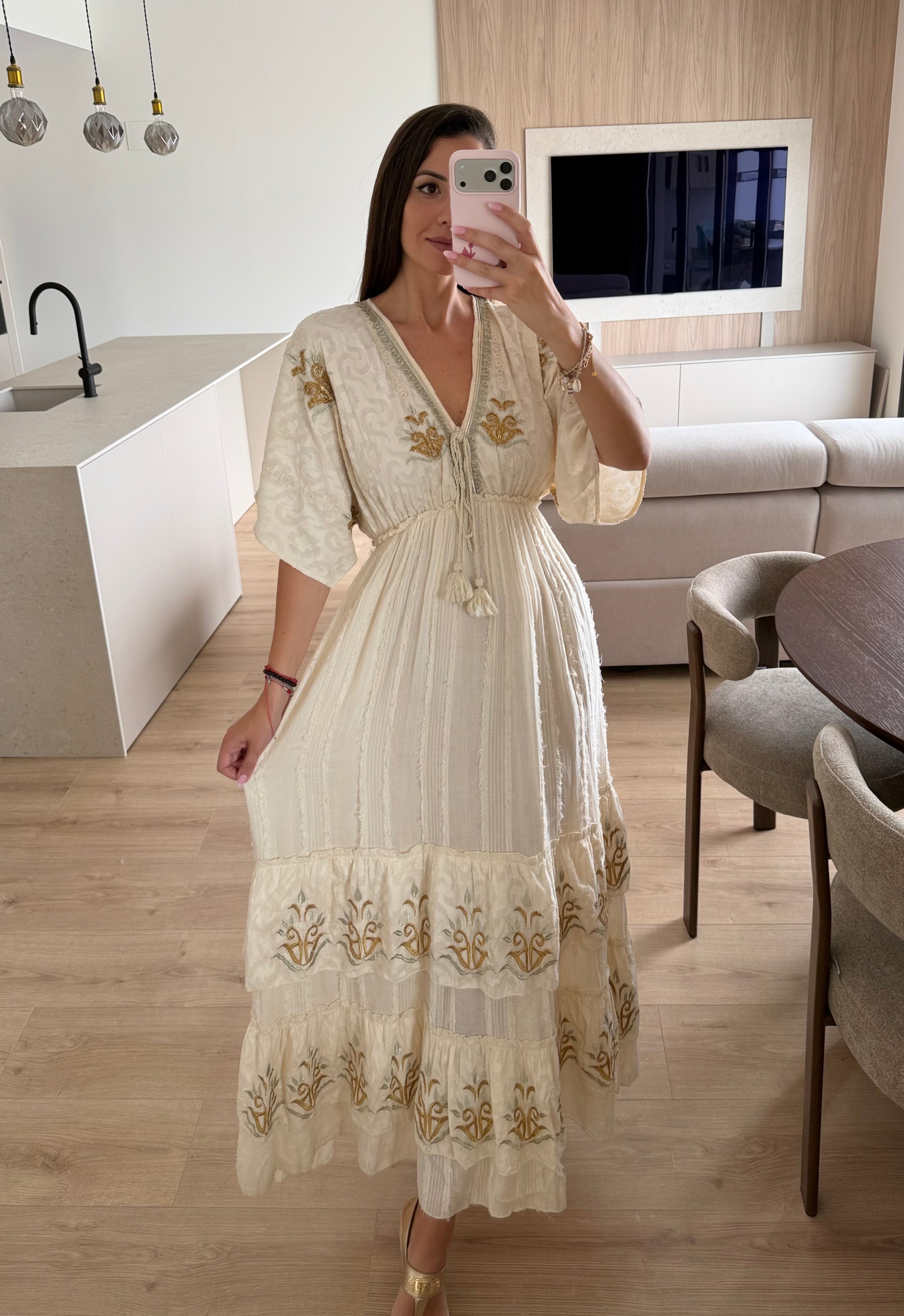 Embroidered Soul Maxi Dress