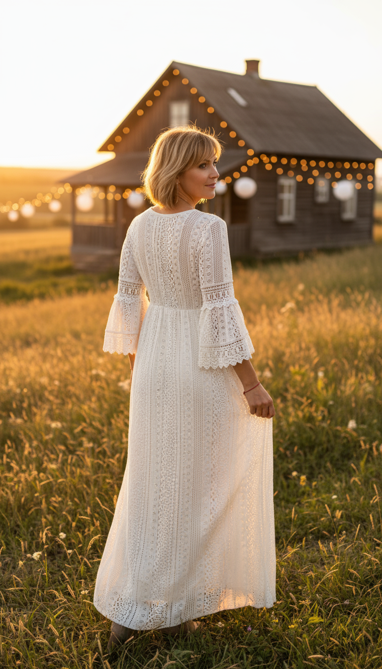 Sage Lace Dress