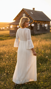 Sage Lace Dress