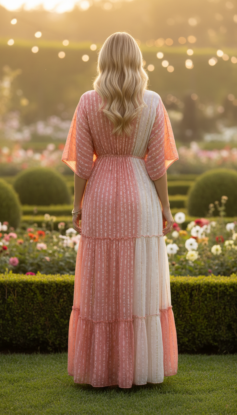 Blush Meadow Maxi Dress
