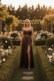 Satin Elegance Party Dress