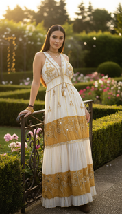 Amber Bloom Ritualkleid