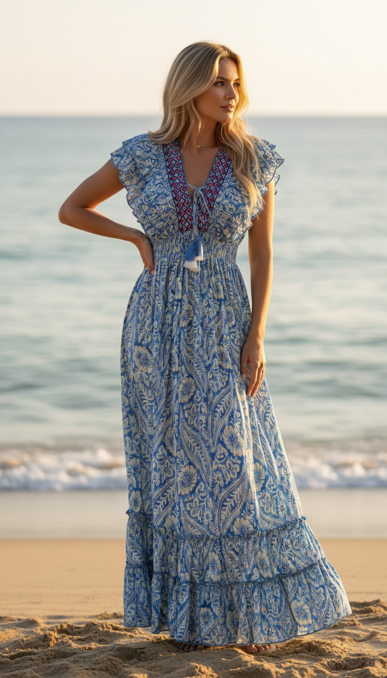 Robe en soie Aurora