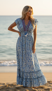 Robe en soie Aurora