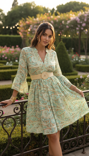 Luna Silk Mini Dress