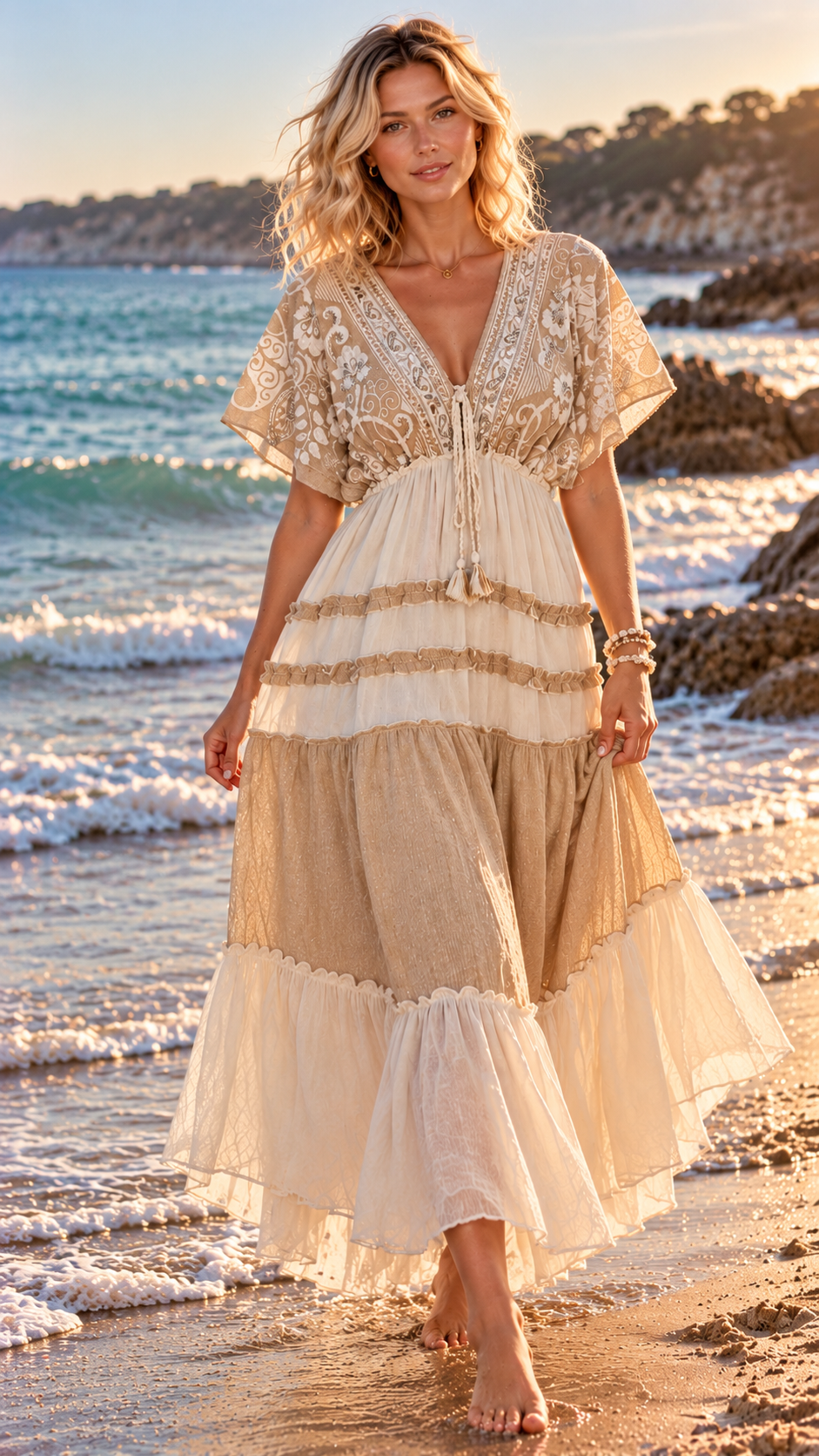 Ivory Soul Maxikleid