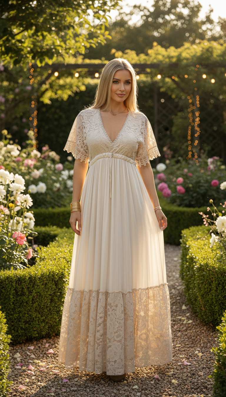 Lace Meadow Maxi Dress