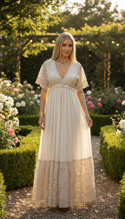 Lace Meadow Maxi Dress