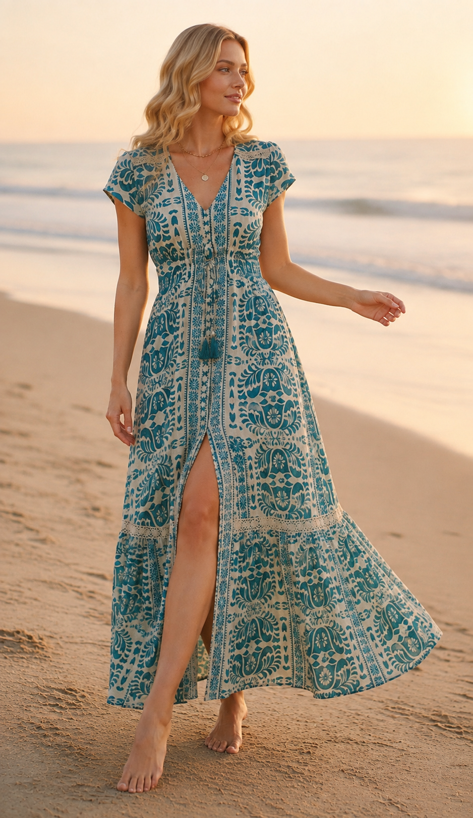 Robe en soie Aurélia