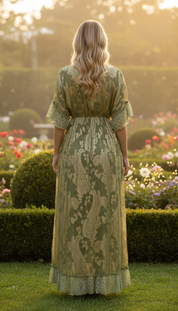 Chantilly Garden Boho Long Dress