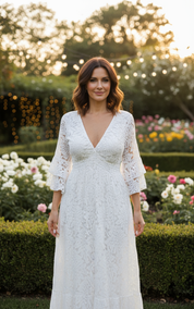 Ethereal Lace Gown