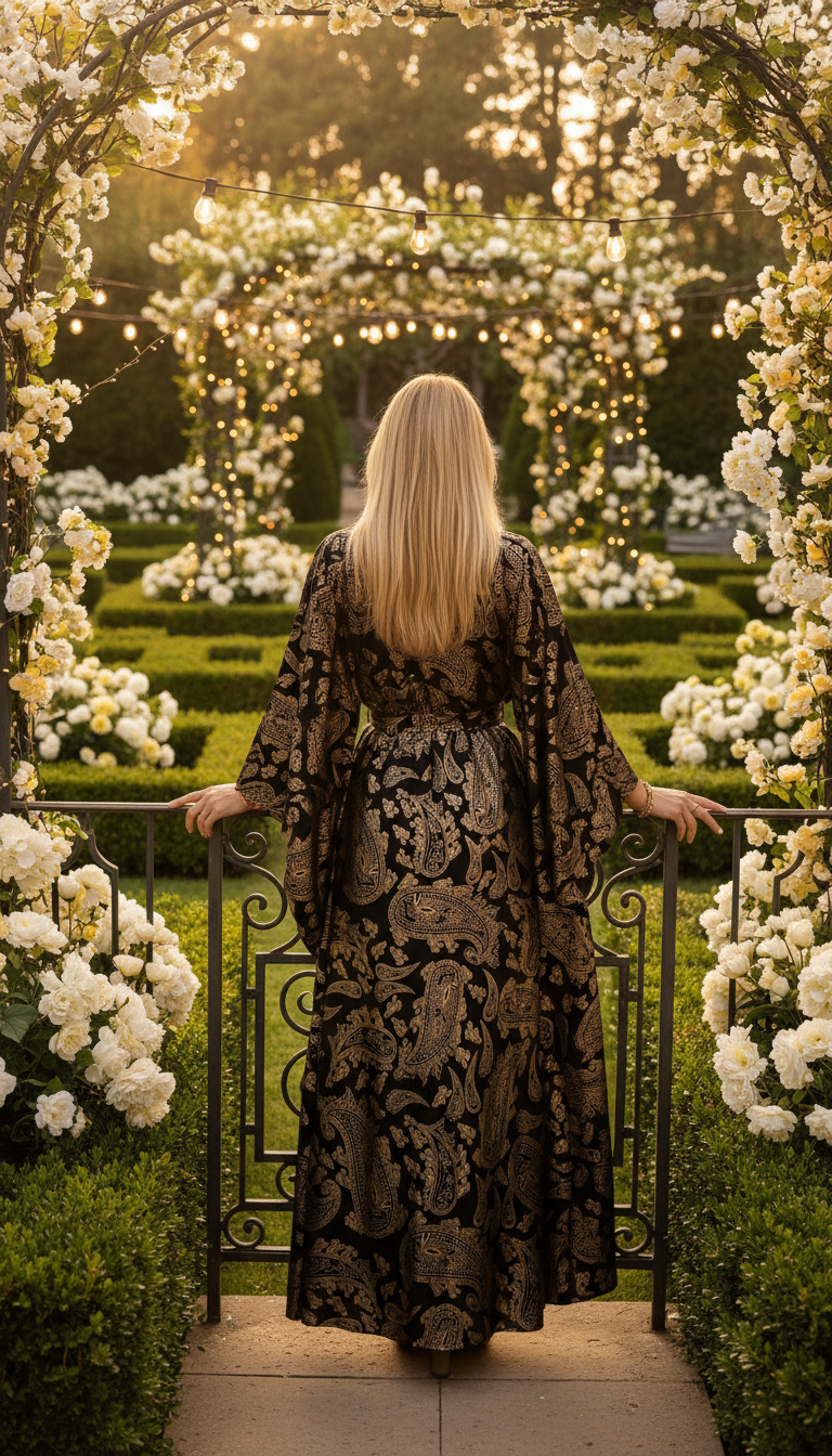 Black Moon – Timeless Silk Kimono