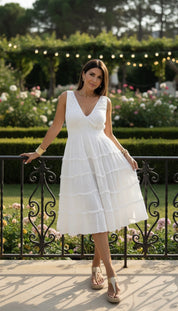 Robe courte Liora en coton biologique
