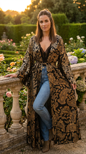 Black Moon – Timeless Silk Kimono