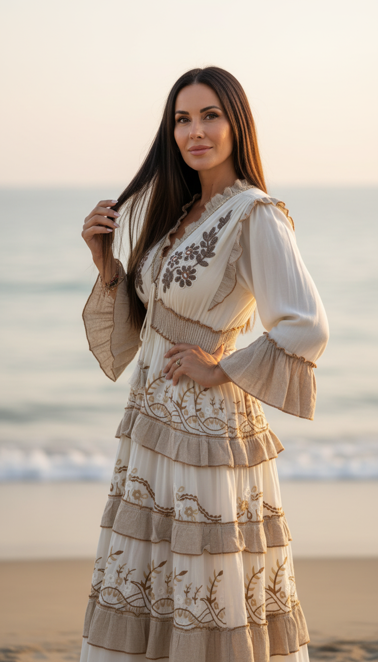 Amara Boho Maxi Dress